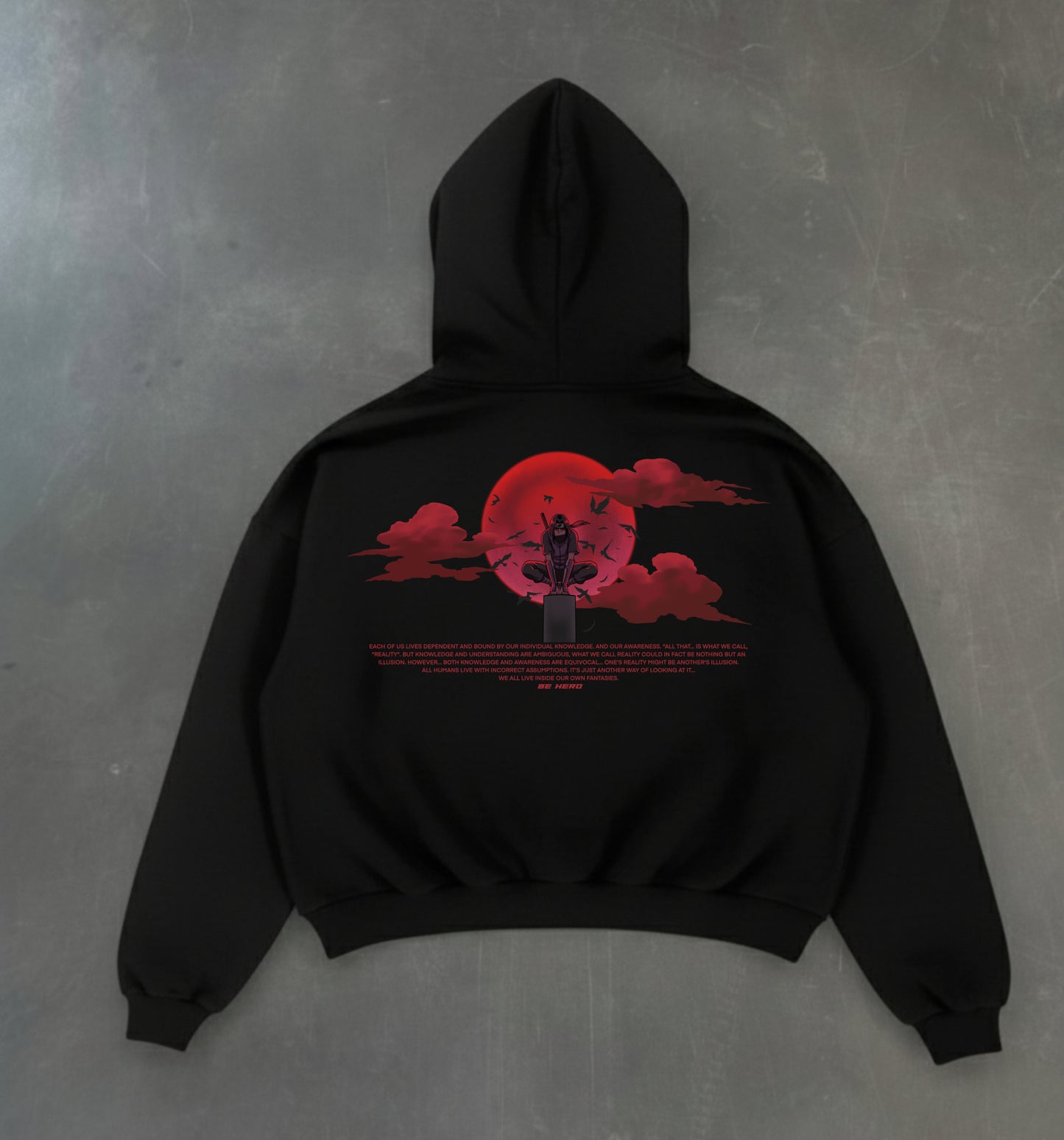 "THE LAST UCHIHA" ZIP HOODIE