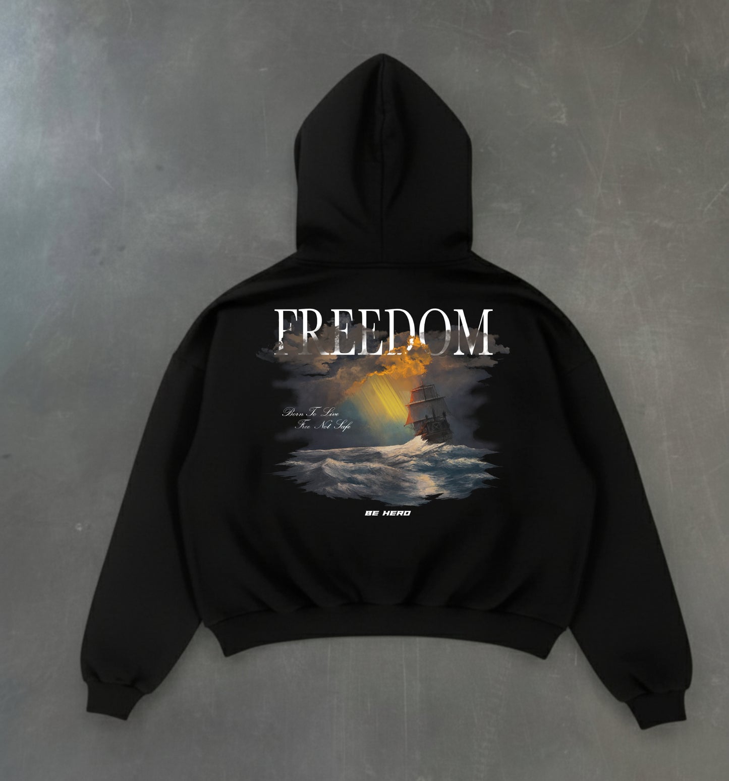 "BORN TO LIFE FREE V2" HOODIE