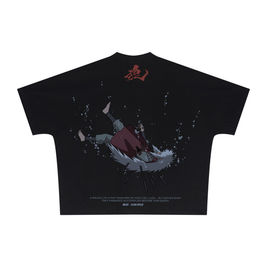 270GSM Unisex Batwing Sleeve T-shirt Black