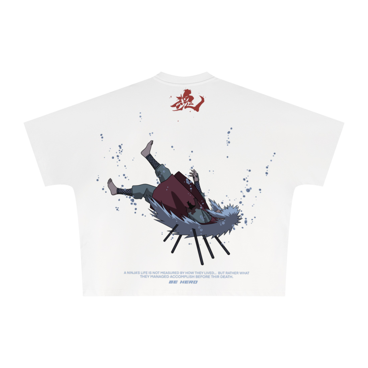 270GSM Unisex Batwing Sleeve T-shirt White
