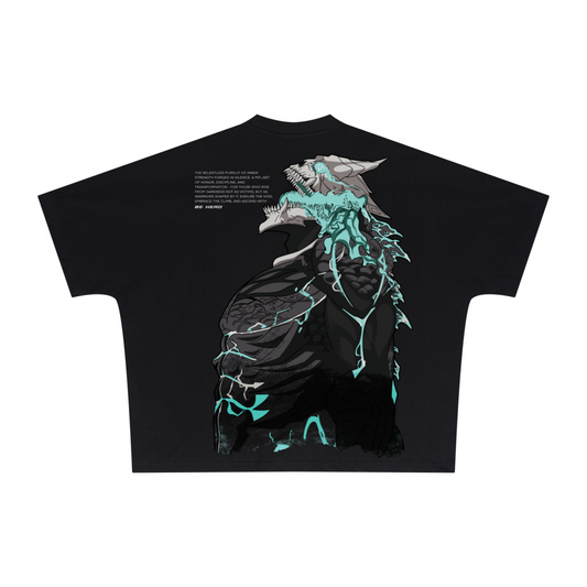 270GSM Unisex Batwing Sleeve T-shirt Black