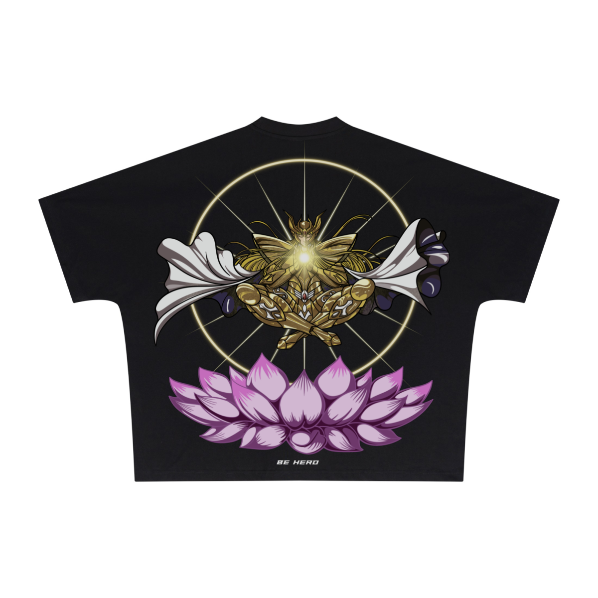 270GSM Unisex Batwing Sleeve T-shirt Black