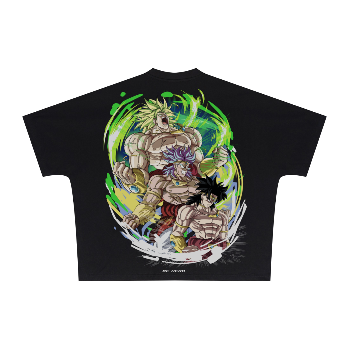 270GSM Unisex Batwing Sleeve T-shirt Black