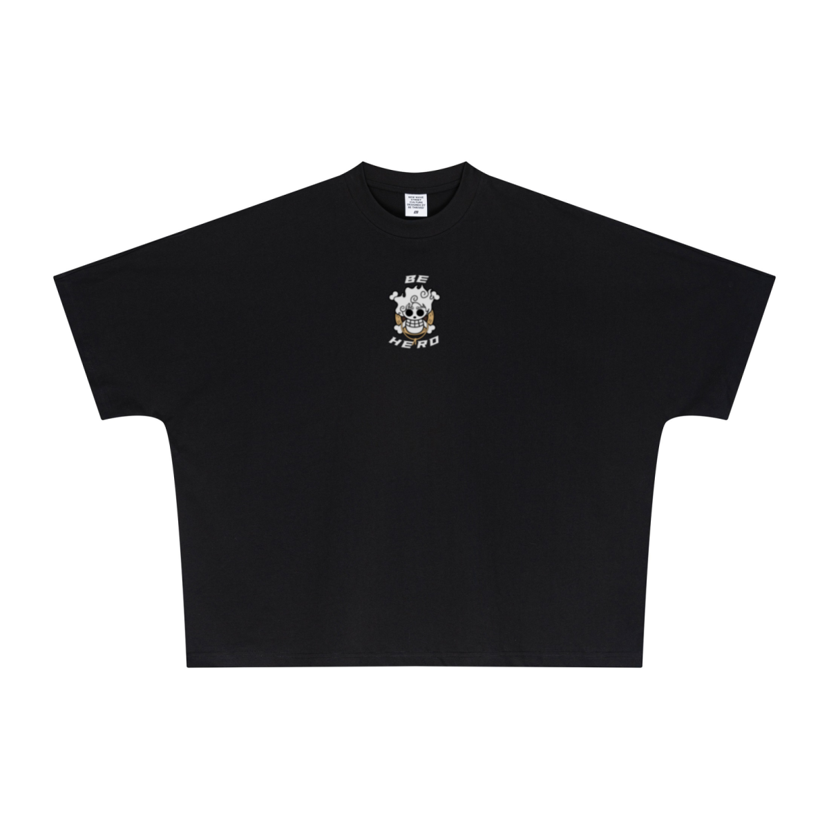 270GSM Unisex Batwing Sleeve T-shirt Black