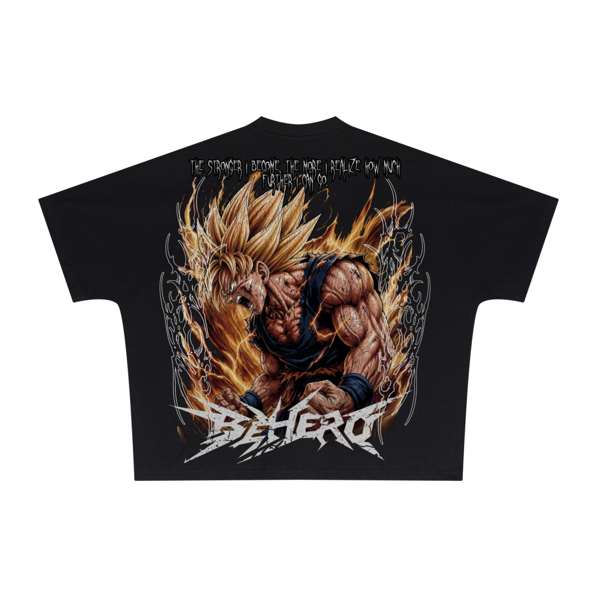270GSM Unisex Batwing Sleeve T-shirt Black