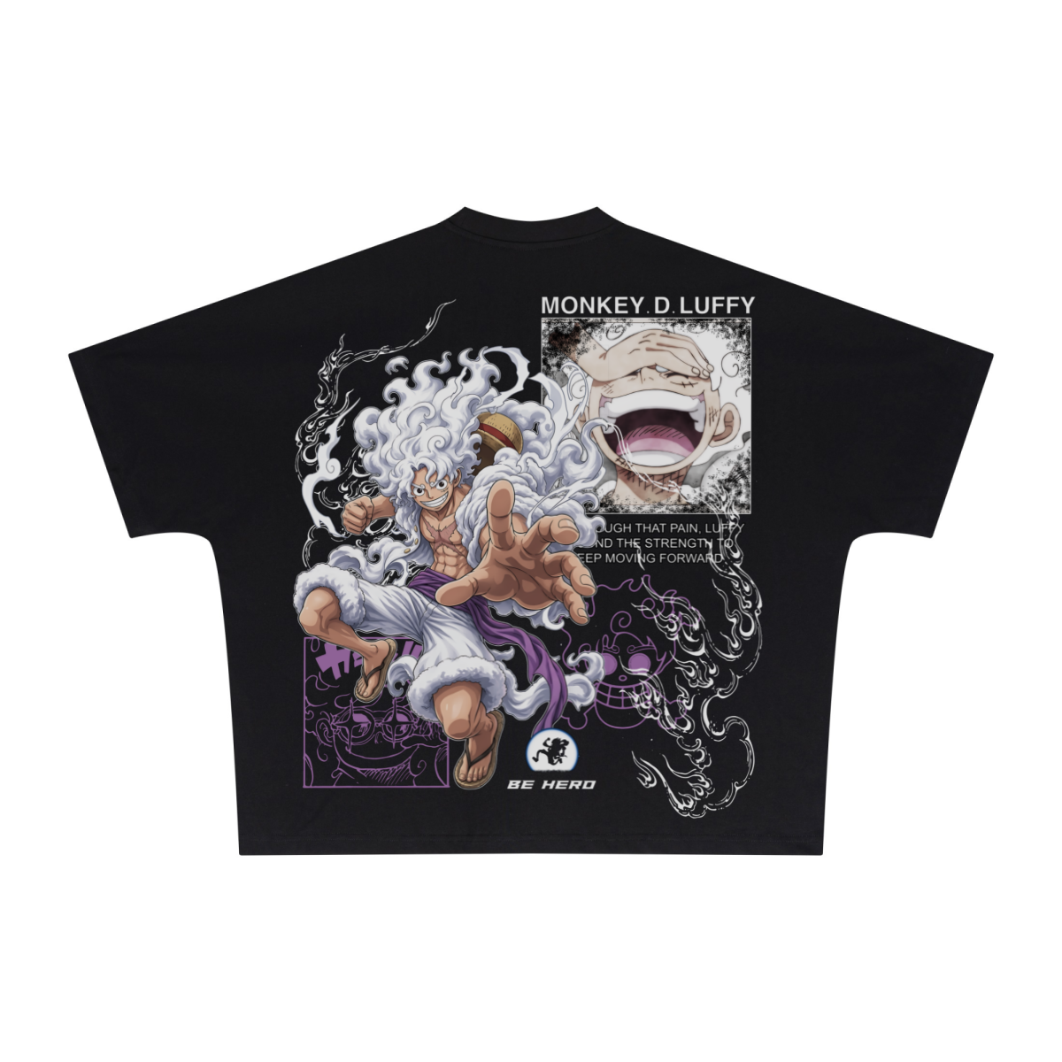 270GSM Unisex Batwing Sleeve T-shirt Black
