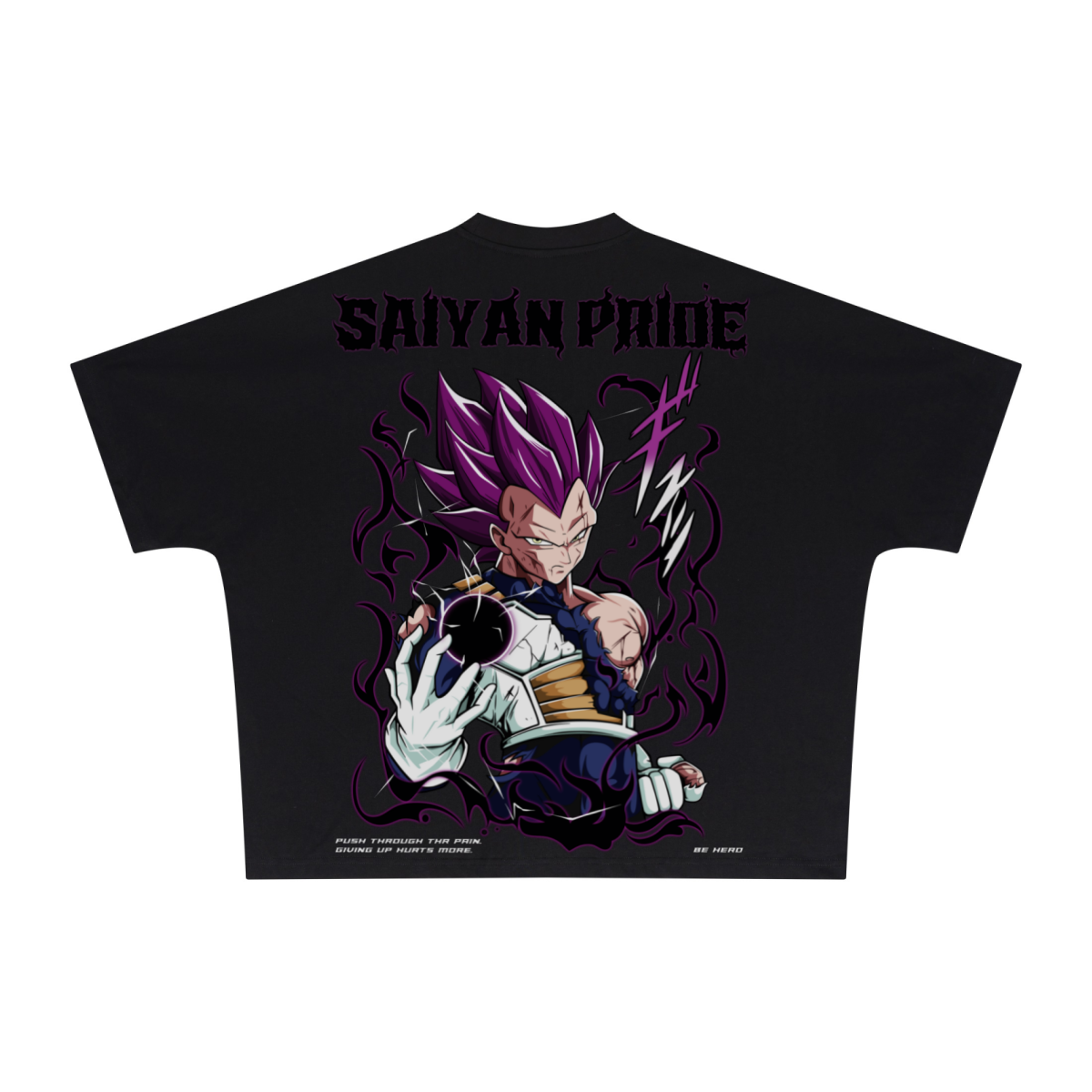 270GSM Unisex Batwing Sleeve T-shirt Black