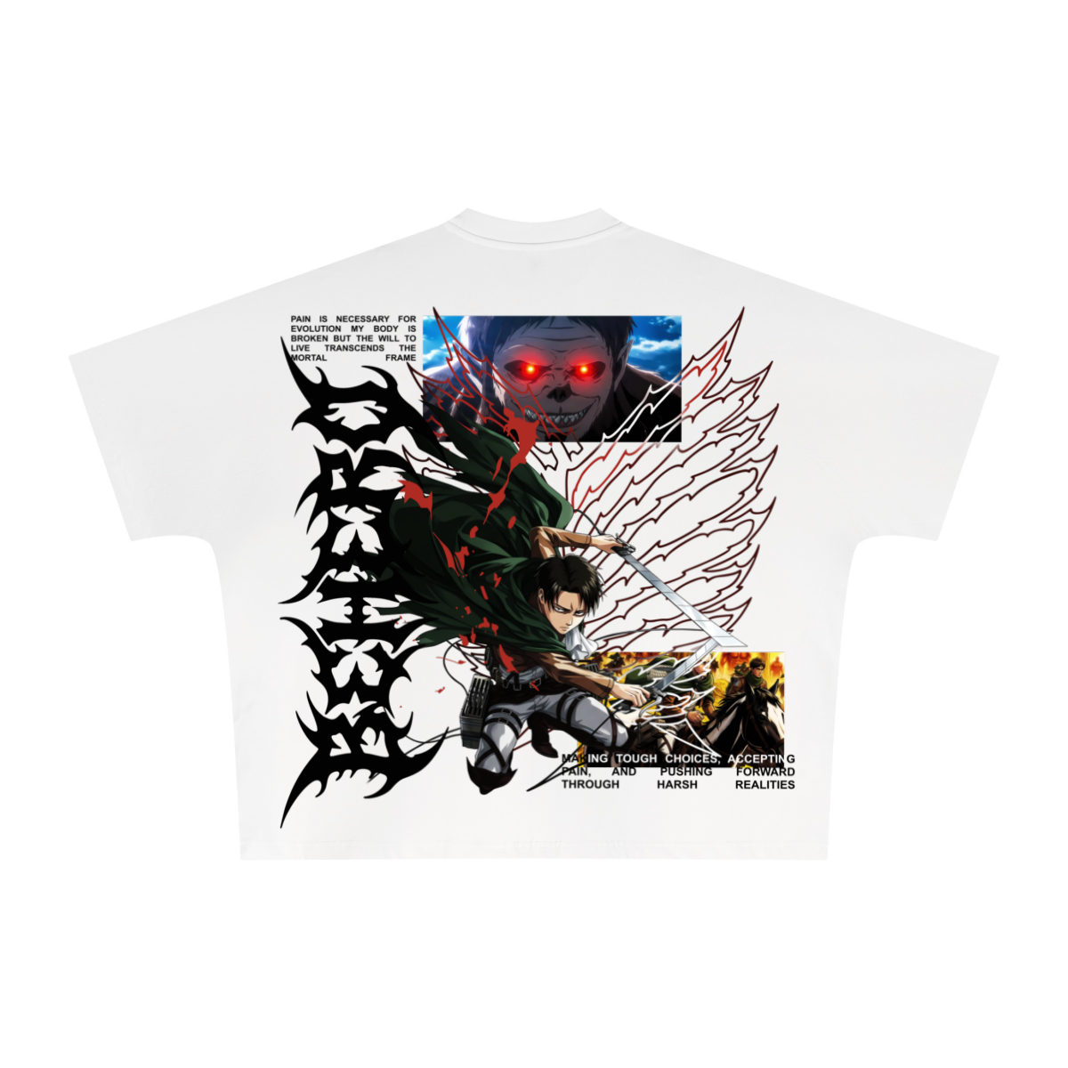 270GSM Unisex Batwing Sleeve T-shirt White
